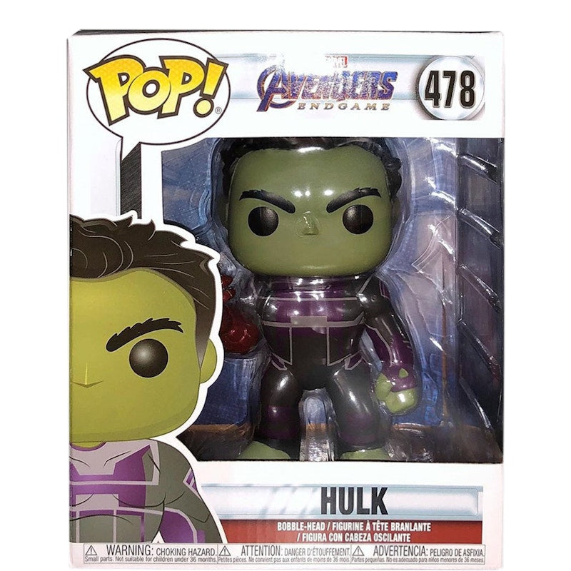 Funko Pop! Marvel Avengers Hulk 6 inch Bobble-Head Figure #478