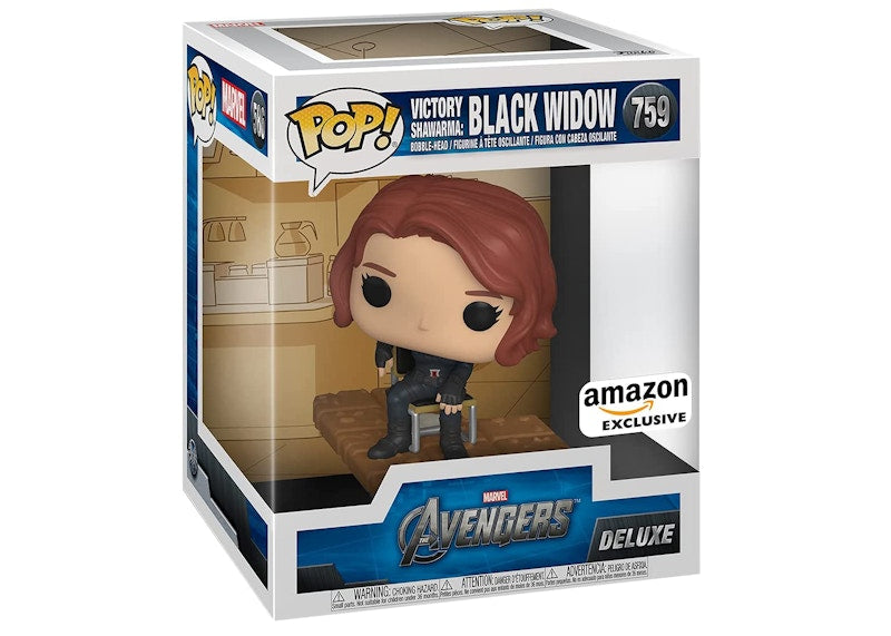 Funko Pop! Marvel Avengers Victory Shawarma: Black Widow Amazon Exclusive Figure #759