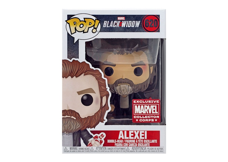 Funko Pop! Marvel Black Widow Alexei Collectors Corp Exclusive Figure #620