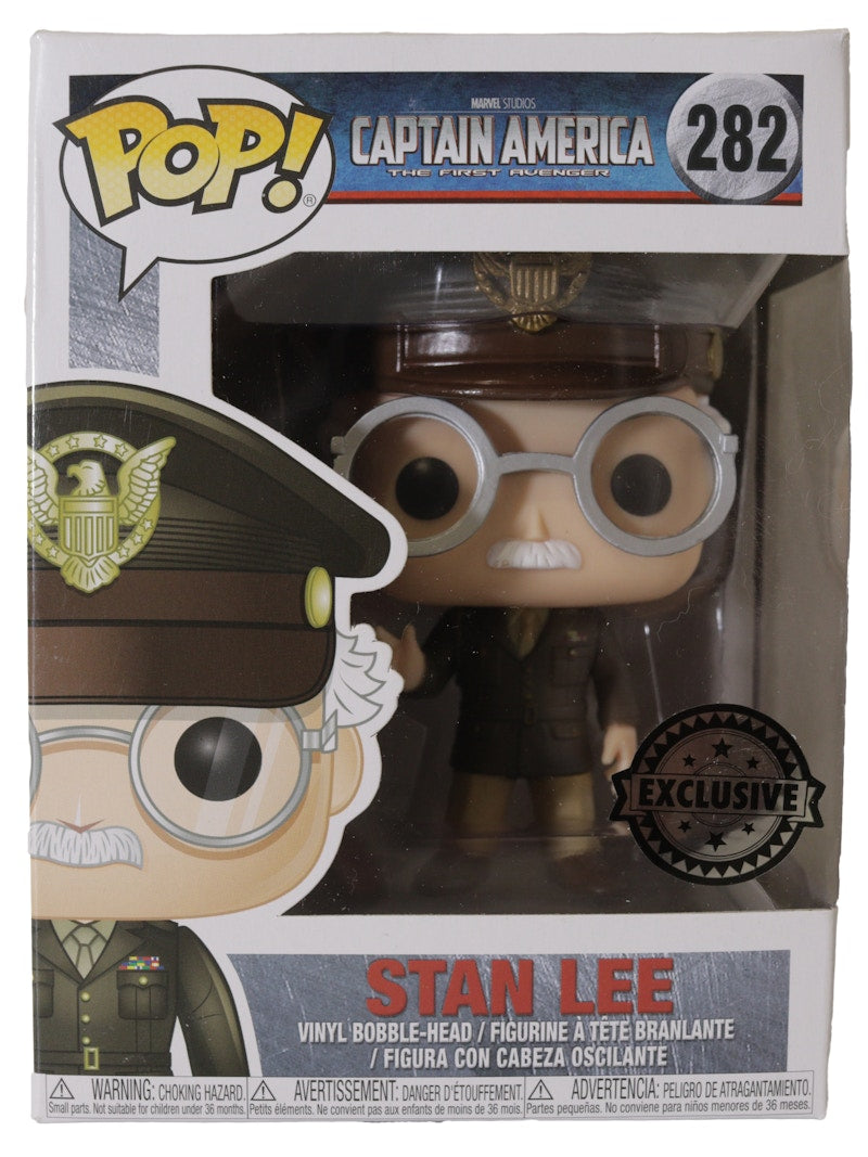 Funko Pop! Marvel Captain America The First Avenger Stan Lee Exclusive Figure #282