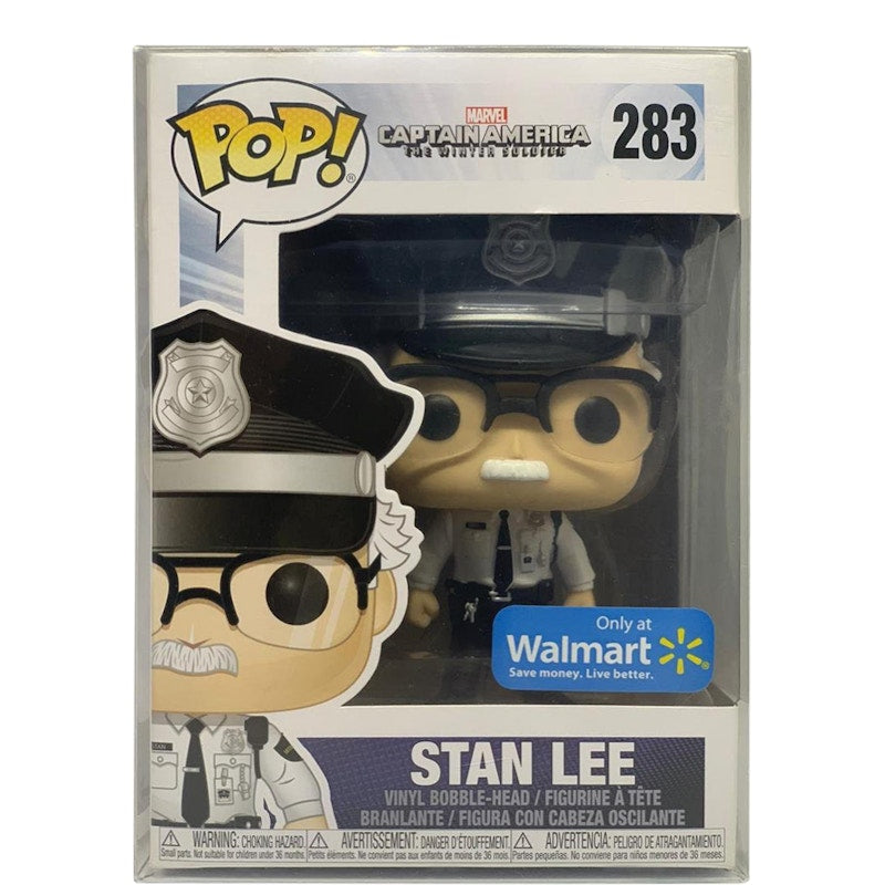 Funko Pop! Marvel Captain America The Winter Soldier Stan Lee Walmart Exclusive Bobble-Head Figure #283