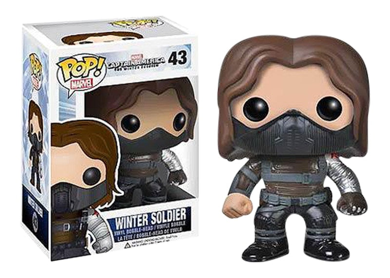 Funko Pop! Marvel Captain America: The Winter Soldier Winter Soldier Bobble-Head #43