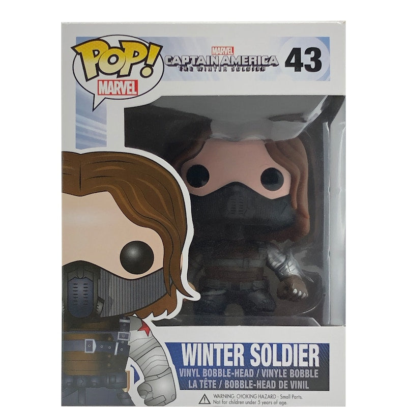 Funko Pop! Marvel Captain America The Winter Soldier Winter Soldier Bobble-Head Figure #43