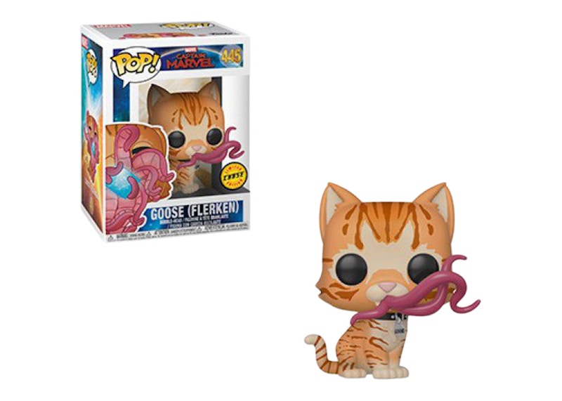 Funko Pop! Marvel Captain Marvel Goose (Flerken) (Chase) Bobble-Head #445