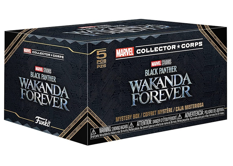 Funko Pop! Marvel Collectors Corps Black Panther Wakanda Forever Collectors Box
