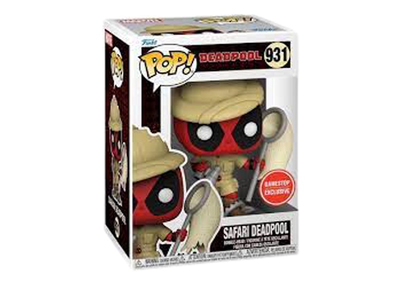 Funko Pop! Marvel Deadpool Safari Deadpool GameStop Exclusive Bobble-Head #931