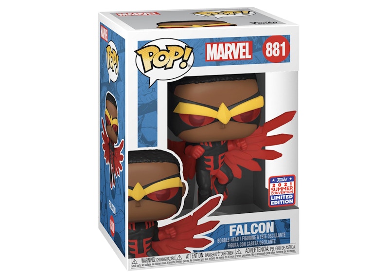 Funko Pop! Marvel Falcon 2021 Summer Convention Exclusive Figure #881