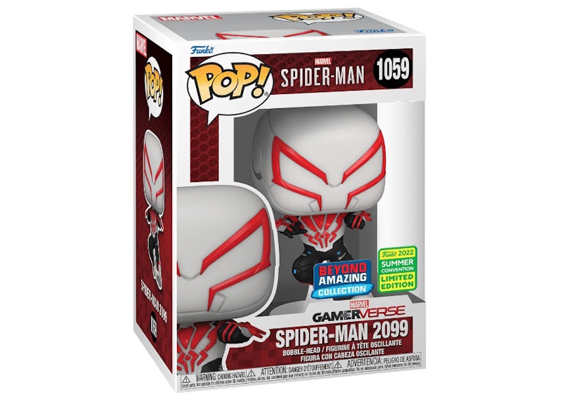 Funko Pop! Marvel Gamerverse Spider-Man (Spider-Man 2099) Beyond Amazing Collection 2022 Summer Convention Exclusive Figure #1059