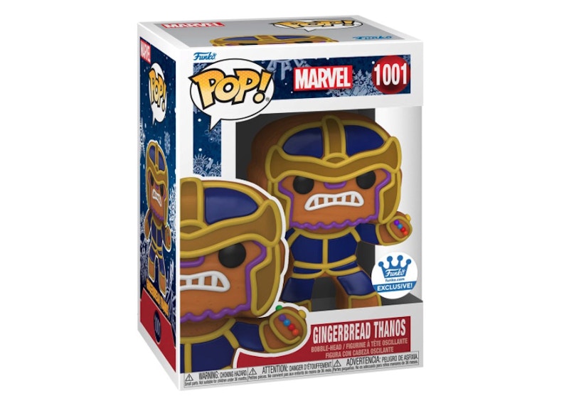 Funko Pop! Marvel Gingerbread Thanos Funko Shop Exclusive Figure #1001