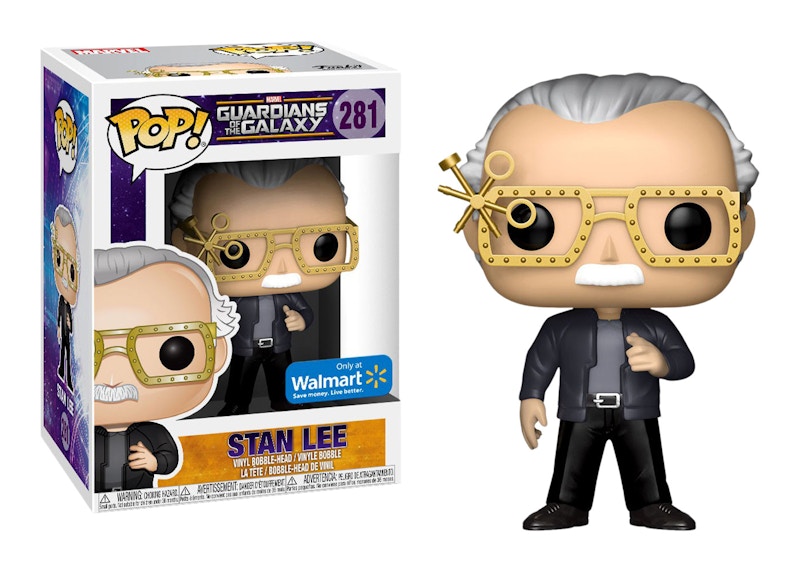 Funko Pop! Marvel Guardians of the Galaxy Stan Lee with Futuristic Glasses Walmart Exclusive Bobble-Head #281