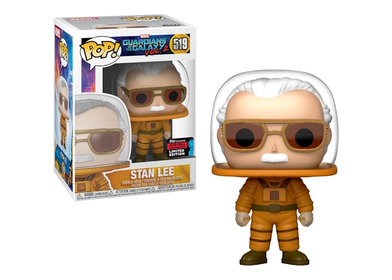 Funko Pop! Marvel Guardians of the Galaxy Vol. 2 Stan Lee Astronaut Fall Convention Exclusive Figure #519