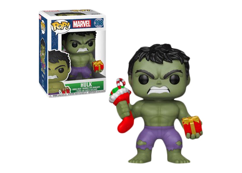 Funko Pop! Marvel Hulk Stocking & Presents Figure #398