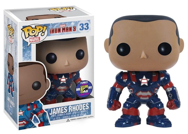 Funko Pop! Marvel Iron Man 3 James Rhodes 2013 SDCC Exclusive Figure #33