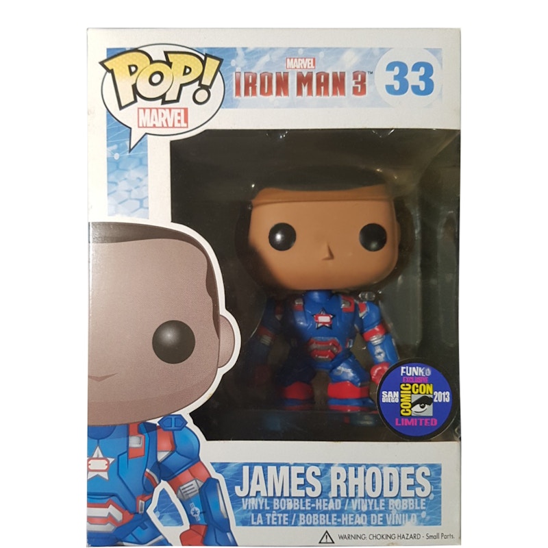 Funko Pop! Marvel Iron Man 3 James Rhodes SDCC Figure #33