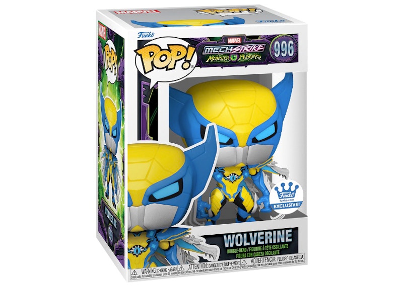 Funko Pop! Marvel Mech Strike Monster Hunters Wolverine Funko Shop Exclusive Figure #996
