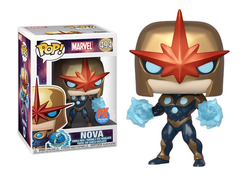 Funko Pop! Marvel Nova PX Previews Exclusive Bobble-Head #494
