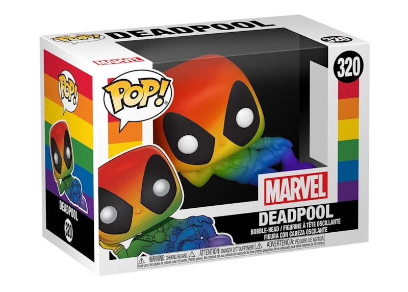 Funko Pop! Marvel Pride Deadpool (Rainbow) Figure #320
