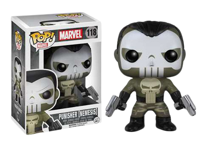 Funko Pop! Marvel Punisher Nemesis Bobble-Head #118