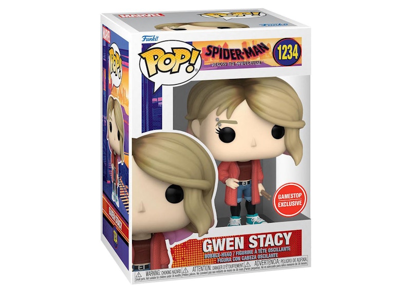 Funko Pop! Marvel Spider-Man Across the Spider-Verse Gwen Stacy GameStop Exclusive Figure #1234
