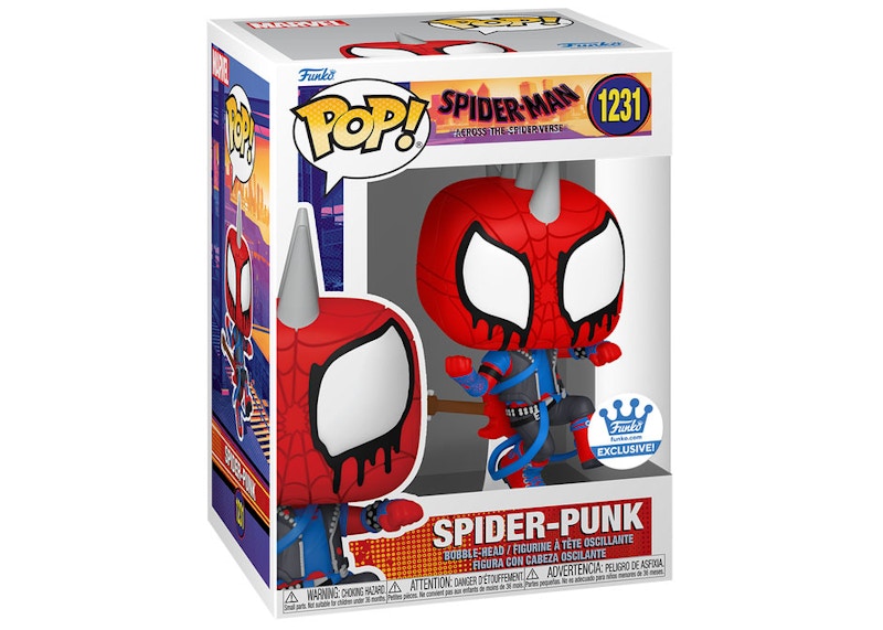 Funko Pop! Marvel Spider-Man Across the Spider-Verse Spider-Punk Funko Shop Exclusive Figure #1231
