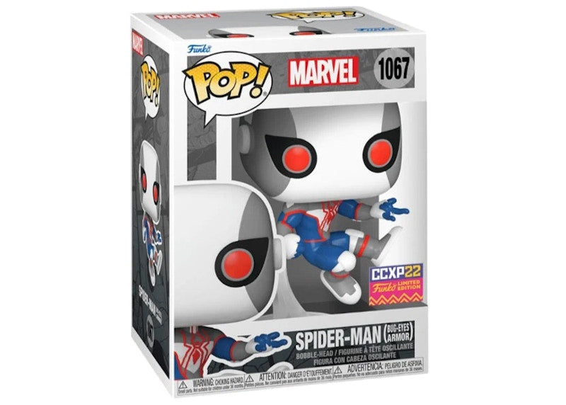 Funko Pop! Marvel Spider-Man (Bug Eyes Armor) 2022 CCXP Exclusive Figure #1067