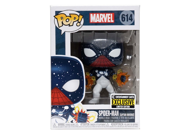 Funko Pop! Marvel Spider-Man (Captain Universe) Entertainment Earth Exclusive Figure #614
