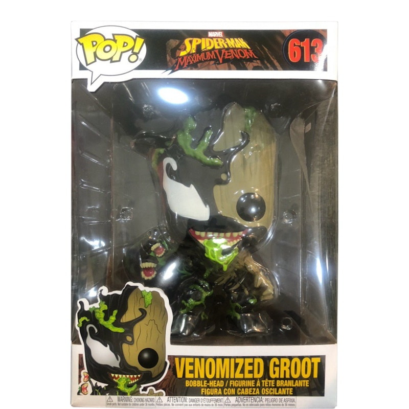 Funko Pop! Marvel Spider-Man Maximum Venom Venomized Groot 10 inch Bobble-Head Figure #613