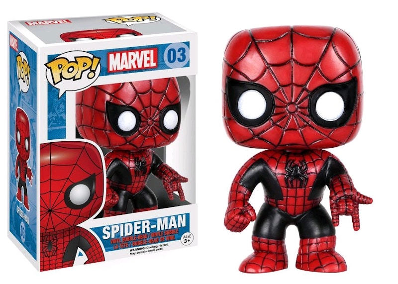 Funko Pop! Marvel Spider-Man (Red and Black) Figure #03