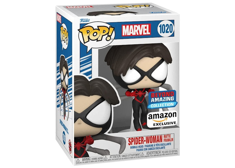 Funko Pop! Marvel Spider-Woman Mattie Franklin Beyond Amazing Collecition Amazon Exclusive Figure #1020