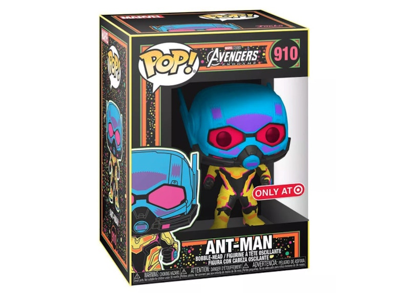Funko Pop! Marvel Studios Avengers Endgame Ant-Man Black Light Target Exclusive Figure #910