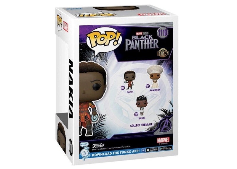 Funko Pop! Marvel Studios Black Panther Nakia Legacy Collection Target Exclusive Figure #1110