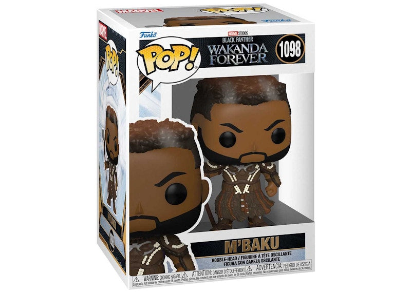 Funko Pop! Marvel Studios Black Panther Wakanda Forever M'Baku Figure #1098