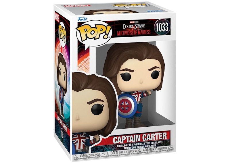 Funko Pop! Marvel Studios Doctor Strange in the Multiverse of Madness Captain Carter Figure #1033