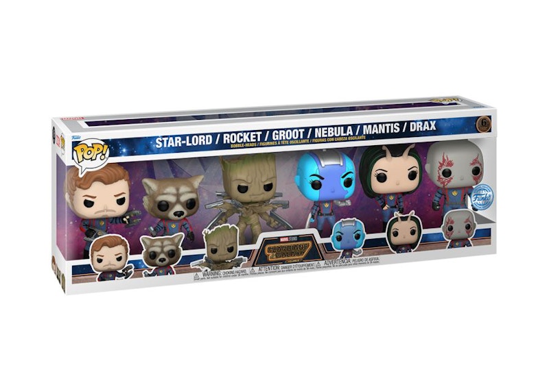 Funko Pop Marvel Studios Guardians of the Galaxy Vol. 3 Funko Special Exclusive Figure 6-Pack