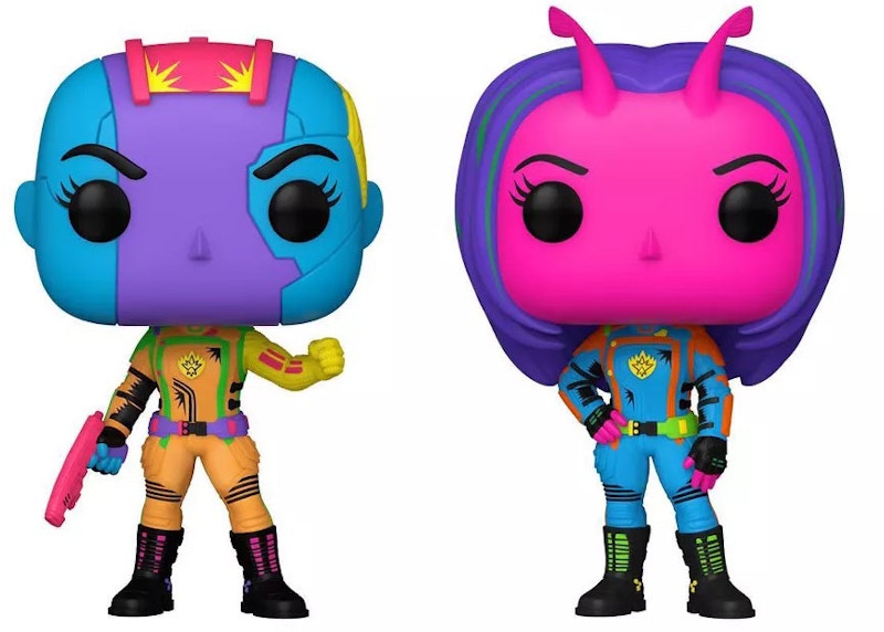 Funko Pop! Marvel Studios Guardians of the Galaxy Volume 3 Blacklight Nebula & Mantis Target Exclusive Figure 2-Pack