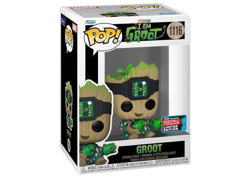 Funko Pop! Marvel Studios I Am Groot (Groot) 2022 Fall Convention Exclusive Figure #1116