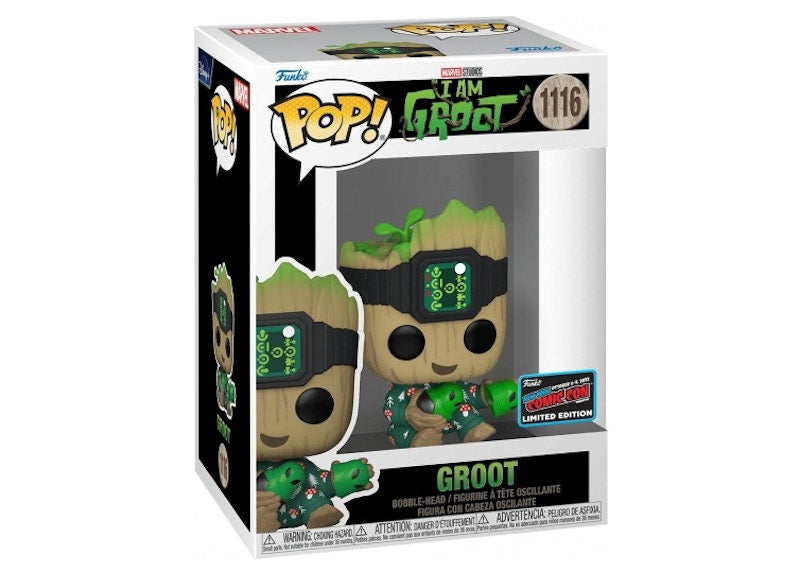 Funko Pop! Marvel Studios I Am Groot (Groot) 2022 NYCC Exclusive Figure #1116