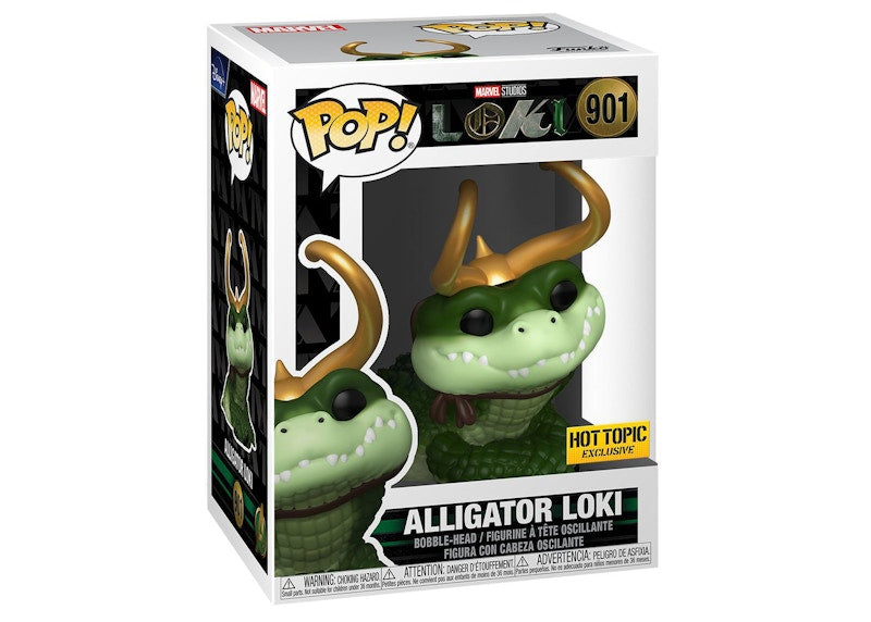 Funko Pop! Marvel Studios Loki Alligator Loki Hot Topic Exclusive Figure #901