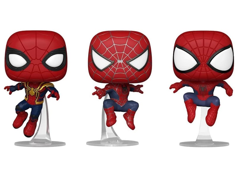 Funko Pop! Marvel Studios Spider-Man No Way Home Amazon Exclusive 3-Pack