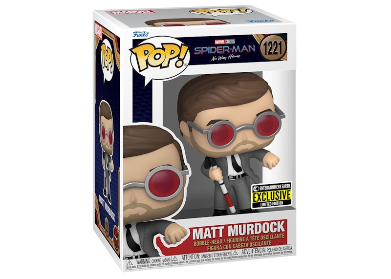 Funko Pop! Marvel Studios Spider-Man No Way Home Matt Murdock Entertainment Earth Exclusive Figure #1221