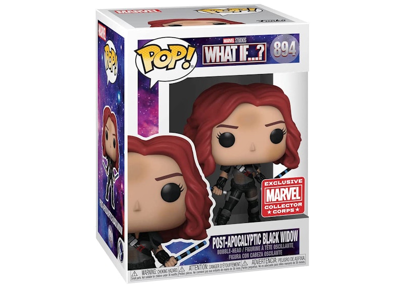 Funko Pop! Marvel Studios What If...? Post-Apocalyptic Black Widow Collector Corps Exclusive Figure #894