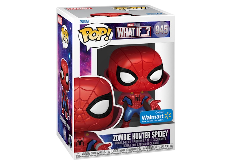 Funko Pop! Marvel Studios What If...? Zombie Hunter Spidey Walmart Exclusive Figure #945