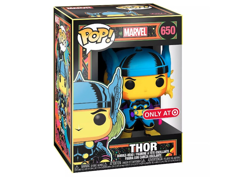 Funko Pop! Marvel Thor Black Light Target Exclusive Bobble-Head #650