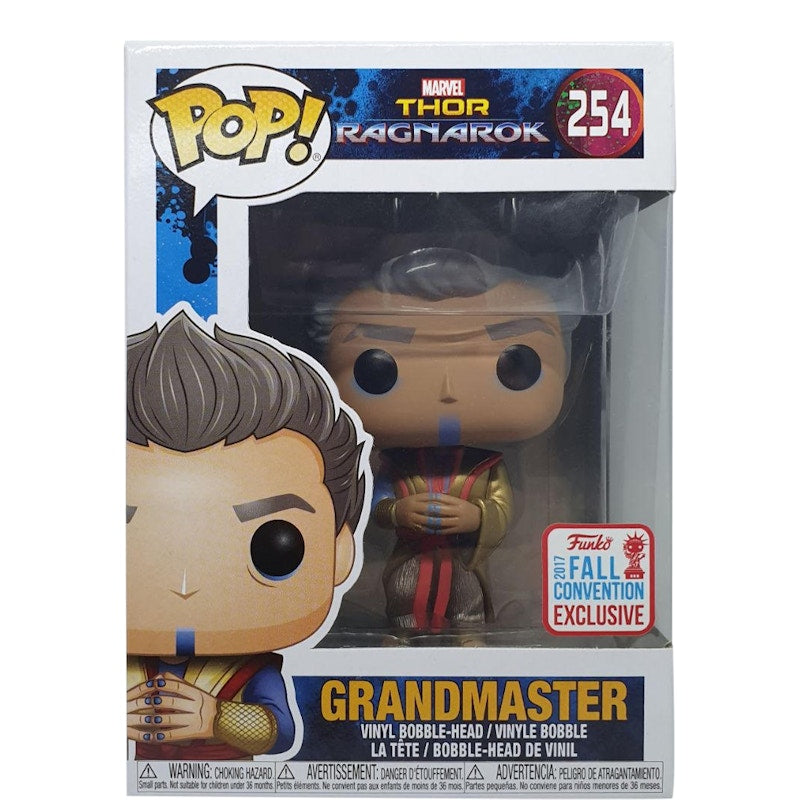 Funko Pop! Marvel Thor Ragnarok Grandmaster Fall Convention Exclusive Bobble-Head Figure #254