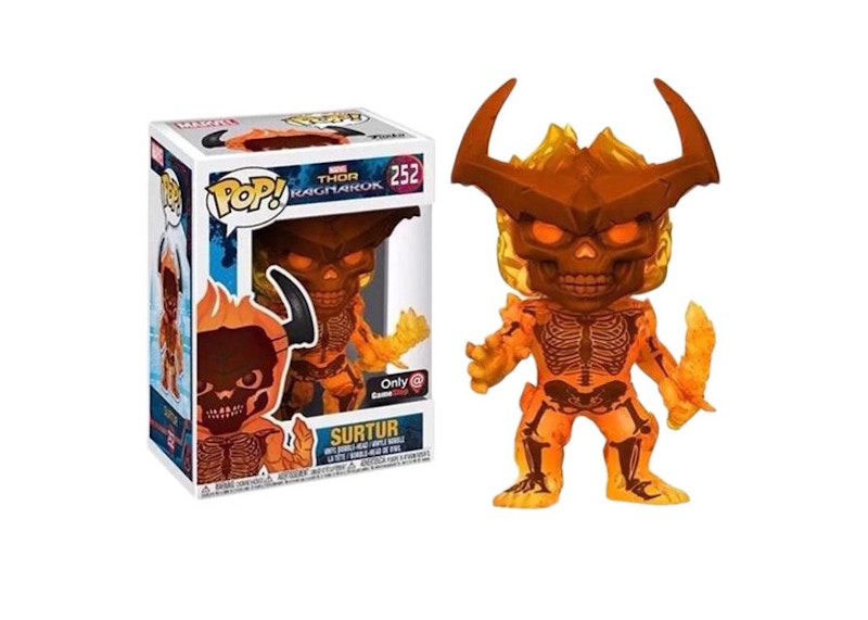 Funko Pop! Marvel Thor Ragnarok Surtur GameStop Exclusive Bobble-Head #252