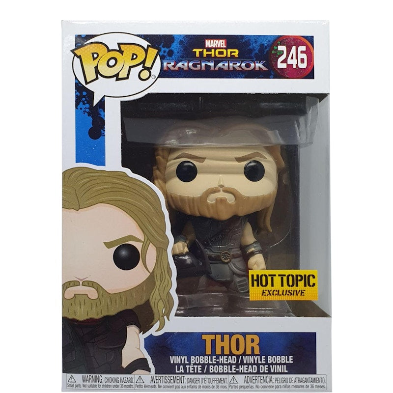 Funko Pop! Marvel Thor Ragnarok Thor Hot Topic Exclusive Bobble-Head Figure #246