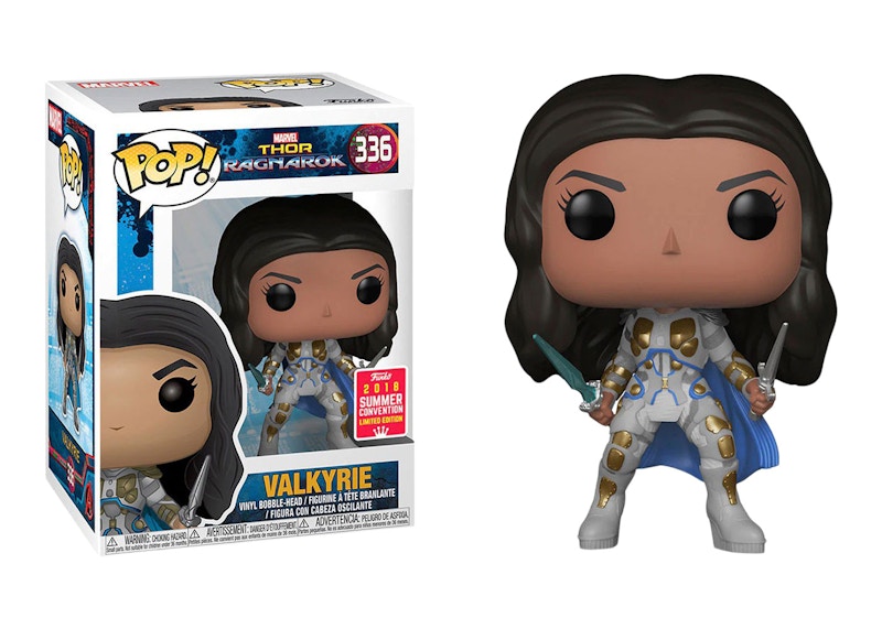Funko Pop! Marvel Thor Ragnarok Valkyrie Summer Convention Exclusive Bobble-Head #336