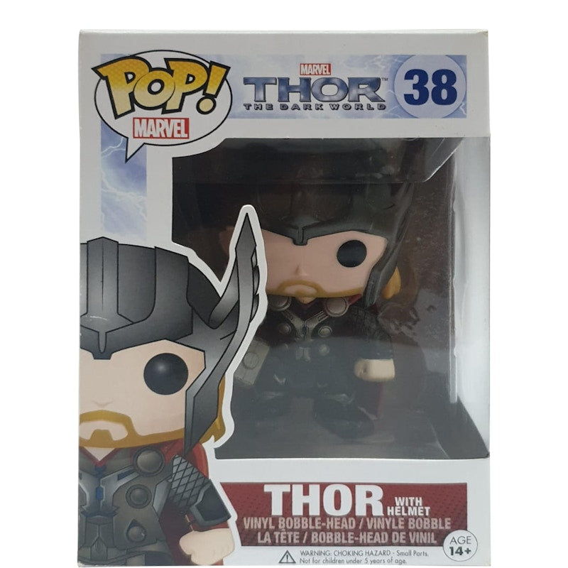 Funko Pop! Marvel Thor The Dark World Thor with Helmet Bobble-Head Figure #38