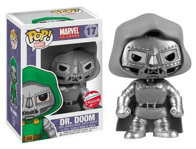 Funko Pop! Marvel Universe Dr Doom Black and White Fugitive Toys Exclusive Bobble-Head Figure #17