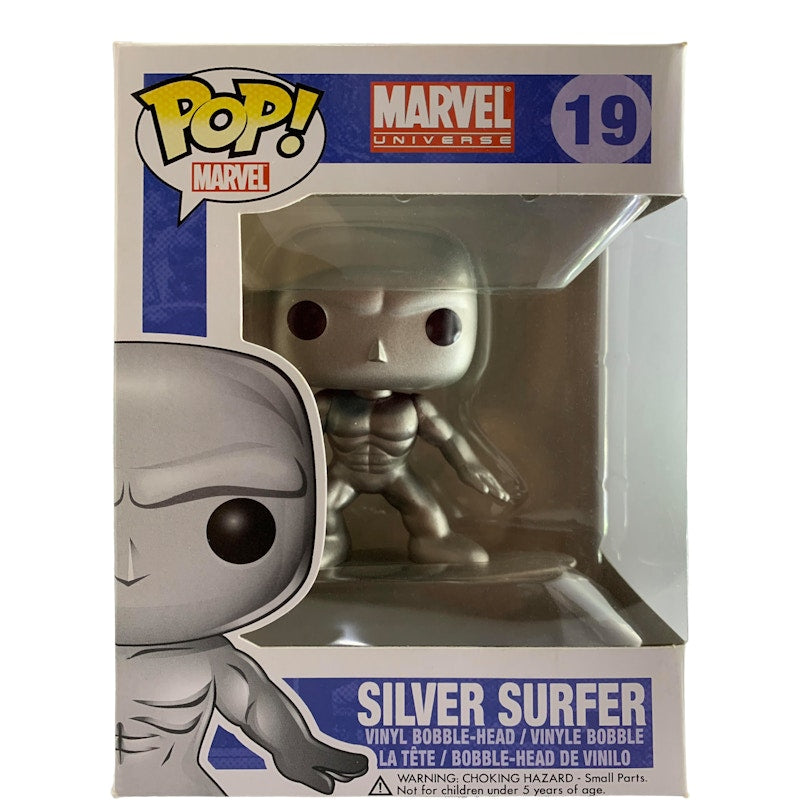 Funko Pop! Marvel Universe Silver Surfer Bobble-Head Figure #19
